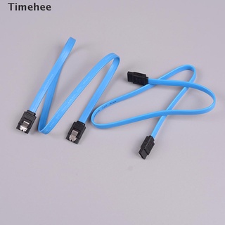 [Timehee] 2Pcs sata 3.0 III sata3 6gb/s hdd hard drive data cable blue cord .
