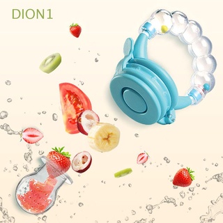 Dion1 chupón De frutas con mango De popote Para dentición/bebé/Multicolorido
