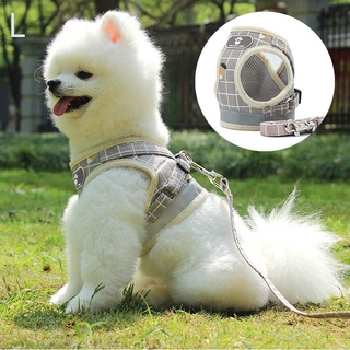 arnés acolchado de malla suave para perros con correa reflectante para perros pequeños y medianos (6)