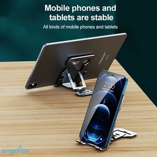 foldable table phone stand iPhone holder bracket ultra-thin &amp; angle adjustable aluminum alloy desktop phone Cradle Dock for smart phone iPads AN