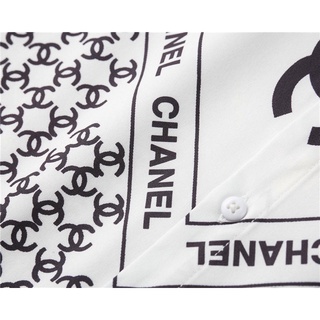 Chanel Camisas casuales De algodón Estilo Urbano De Manga larga para hombre (7)