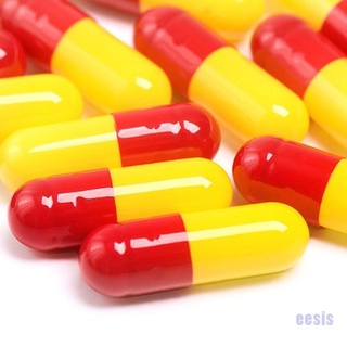 [EESIS] 1000Pcs Multicolor Empty Gelatin Capsules Vcaps Gel Halal Separated Box ZXBR
