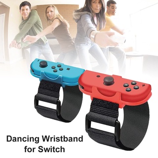 Controlador de muñeca banda de baile para interruptor de danza 1 par ajustable pulsera de juego correa para Nintendo Switch para Joy-Con