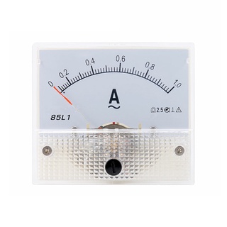 OL 85L1 AC Panel medidor analógico Panel amperímetro Dial medidor de corriente puntero amperímetro 1-50A (3)
