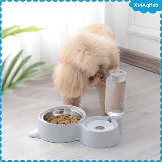 antideslizante perro gato cuencos alimentador gatito auto dispensador de agua bebedor alimentos (2)