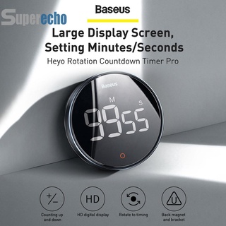 Sup Baseus LCD Digital temporizador cocina cocina ducha cuenta regresiva estudio despertador