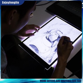 (Enjoyfenglin) Tableta de dibujo A4 alimentado por USB, almohadilla gráfica Digital, pintura, tablero de escritura (7)