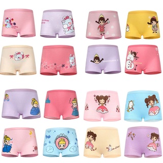 Expen 4 unids/lote Boxer ropa interior cómoda de algodón de los niños bragas calzoncillos de dibujos animados encantador suave niñas niños calzoncillos (3)