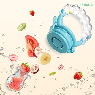Shuailu Alimentador De alimentos/chupón De popote Para Beber/multicolor