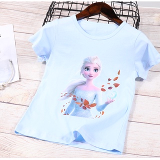 1-7y niña de dibujos animados de algodón camiseta top ropa de niños (4)