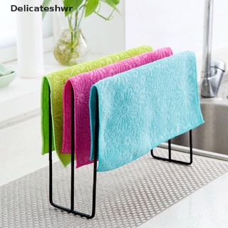 [delicateshwr] estante de toallas de hierro de alta calidad para cocina, armario, organizador de tela de lavado, organizador de secado caliente