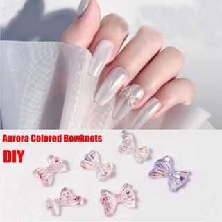 10 piezas 3d aurora mariposa diseños de uñas arte decoraciónbowknots para manicura accesorios herramienta (2)