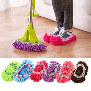 1pcs polvo zapatillas de limpieza de piso multifunción zapatos mop house clean zapato cubierta (1)