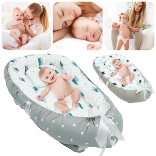 Bebé reclinable cama de bebé bebé dormir cabina desmontable cómodo bebé recién nacido niños (2)