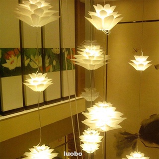 Diy lámpara de araña loto sala de estar dormitorio restaurante decoración de techo cafetería Bar colgante pantalla