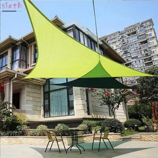 UV Protection Canopy Outdoor Shade Triangular Rainproof Sunproof Awning (6)