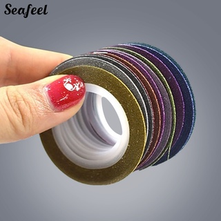 (Seafeel) 12 pegatinas de 1 mm de 1 mm, plástico multiusos, diseño creativo, pegatinas de uñas para maquillaje (1)