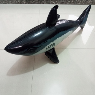 cyclelegend de alta calidad pvc inflable tiburón piscina de seguridad flotador agua juguete para niños niños (4)