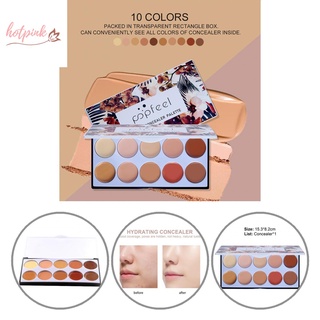 HPK Powerful Waterproof Effect Makeup Concealer Palette Beauty Cosmetics Foundation Concealer Non-irritating for Female