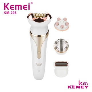 Dispositivo de depilación Kemei multifuncional Lady Beauty Body Kit Extractor de cabello eléctrico Afeitadora Facial Lavadora