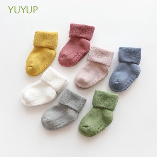 Yuyup 0-3 años calcetines para bebé recién nacidos unisex antideslizantes cómodos suaves De algodón
