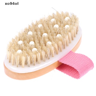 Xo94ol piel seca cepillo corporal exfoliante cepillo de baño fregador espalda cepillo trasero piel del cuerpo.