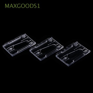 Maxgoods1 1/3 piezas soporte doble cara Para tarjeta De trabajo/identificación/tarjeta De trabajo