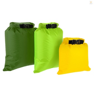 Futo Pack de 3 bolsas impermeables 3L+5L+8L al aire libre ultraligero sacos secos para Camping senderismo viajar