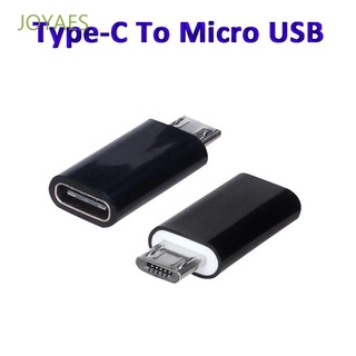 JOYAES Mini Type-C a Micro USB transferencia de datos convertidor adaptador cabeza de conversión portátil tipo C hembra Android convertir conector/Multicolor