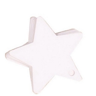 100 piezas de papel kraft pequeño de cinco puntas estrella lista a mano pintada a mano marcapáginas estrella kraft etiqueta favor (7)