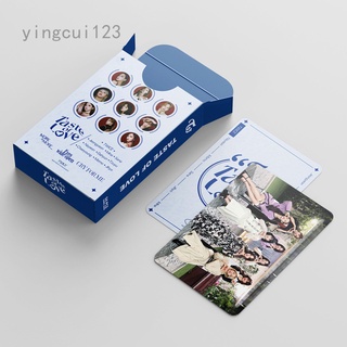 Yingcui123 youzhibaihu1 54pcs kpop twice mini álbum "taste of love" lomo photocard colectiva tarjetas de fotografía