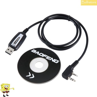 [Bulb] Cable De Programación USB/Controlador De Cd Para Mano Baofeng Uv-5r/Bf-888s