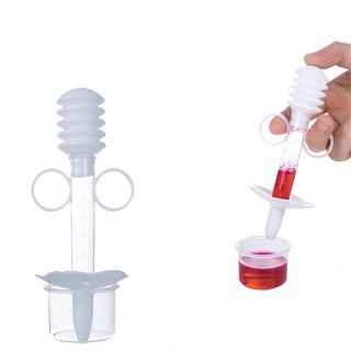 aguja infantil tipo herramienta de cuidado del bebé jeringa alimentador de medicina con medición de escala