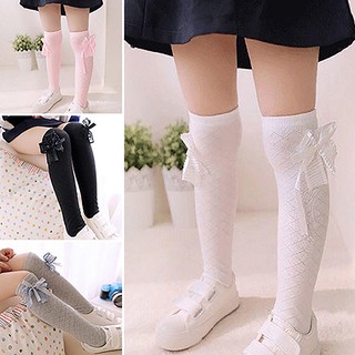 calcetines de algodón para niñas/niños/medias de baile de la rodilla de la rodilla