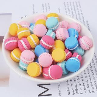 10PCS Slime Charms Simulation Macaron Resin Plasticine Slime Accessories Beads Making Supplies (3)