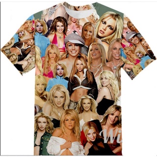 New Fashion Men's Britney Spears 3d Print Casual Tshirt Plus Size