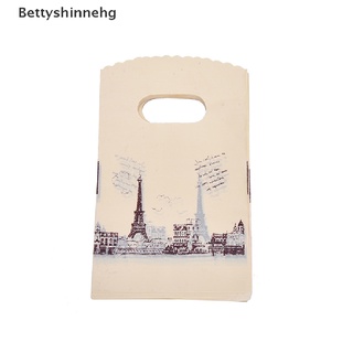 Bhg > 100 Pzs/Lote Bolsas De Plástico Con Asa De La Torre Eiffel Con Mango , Pozo (4)
