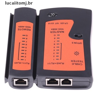 (Lumjhot) Rj45 Cable de red Lan probador Rj45 Rj11 Rj12 Cat5 Utp Lan Cable probador herramienta (Lucaitomj)
