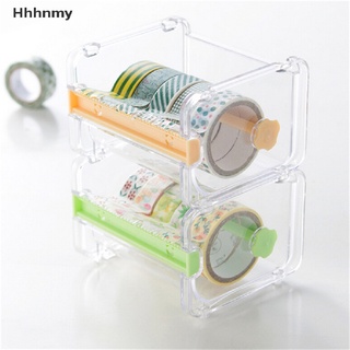 Hmy> Desktop Tape Dispenser Tape Cutter Washi Tape Dispenser Roll Tape Holder well (3)
