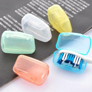 5 unids/Set de viaje portátil Mini cepillo de dientes Protector de cabeza cubierta titular cubierta limpia e higiénica (1)