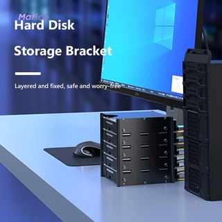 Ma-acasis disco duro estante de almacenamiento HDD caso 5 capas disco duro estante organizador