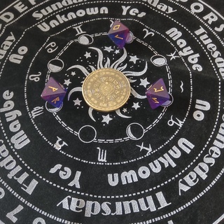 [12] Brujería 12 Constelaciones Tarot Mantel Terciopelo Adivinación Altar Paño (8)