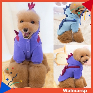 [wmp] mono cálido de una pieza con capucha para perros, con bolsillos, ropa para mascotas