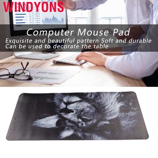 Windyons - alfombrilla de ratón (tamaño grande, diseño especial, teclado de ordenador, teclado de escritorio) (2)