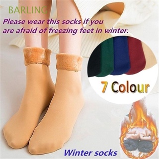 barling unisex hogar piso calcetines botas de nieve dormir caliente hosiery nieve calcetines de tamaño libre otoño winte casual engrosamiento terciopelo/multicolor