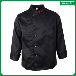 chef chaquetas de manga larga abrigo uniformes de cocina para mujeres hombres