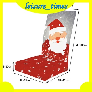 Leisure_times fundas extraíbles para silla de navidad, decoración de navidad, fundas de asiento elástico, respaldo alto, silla, decoración de cocina, máquina (2)