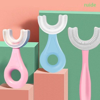 Ruide cepillo De dientes De silicona Para niños/flexible/Manual/360 grados Para bebés/niños