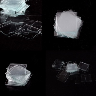 jrcl 100 piezas de cristal micro cubierta slips 18x18mm - microscopio slide covers bliss