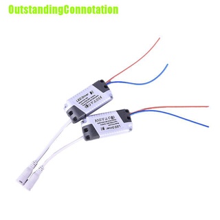 Outstandingconnotation LED Driver 8/12/15/18/21W fuente de alimentación regulable transformador impermeable luz LED